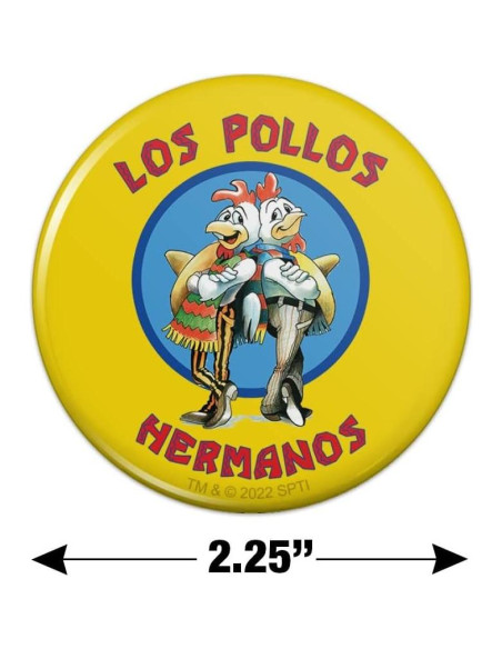 Imán de Botón Breaking Bad Los Pollos Hermanos 5.7cm