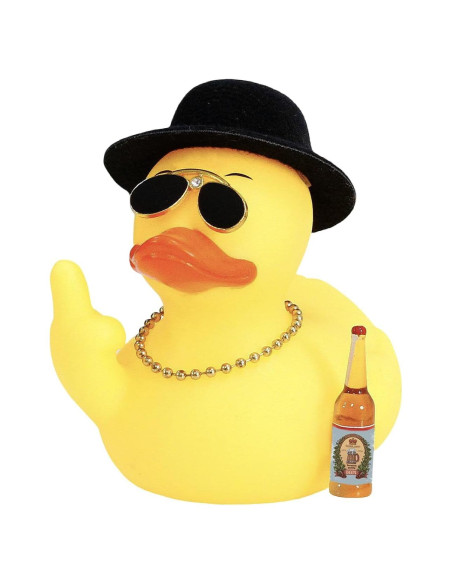 Pato de Goma Amarillo TAOHUAJIANG Decoración Divertida