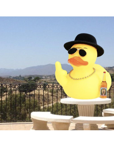 Pato de Goma Amarillo TAOHUAJIANG Decoración Divertida