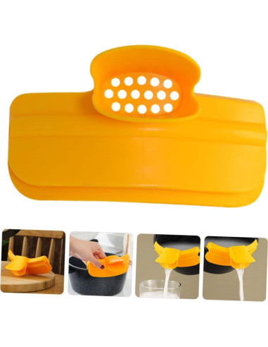 Embudo de Vertido de Silicona TOPPERFUN 13x7x4 cm Amarillo