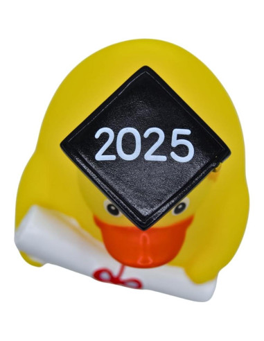 Pato de Goma Desplazamiento 2025 - Regalo de Graduación