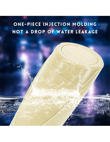 Bote de Basura para Auto Wevdn Beige 1200ml a Prueba de Fugas