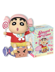 Figura de Acción 52TOYS Crayon Shinchan 8cm Kawaii Coleccionable