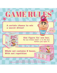 Figura de Acción 52TOYS Crayon Shinchan 8cm Kawaii Coleccionable 2