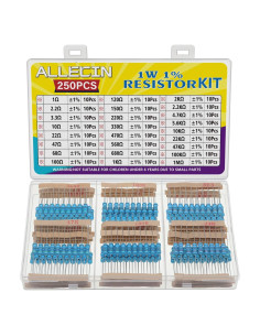Kit de Resistencias de Película Metálica ALLECIN 25 Valores 1W