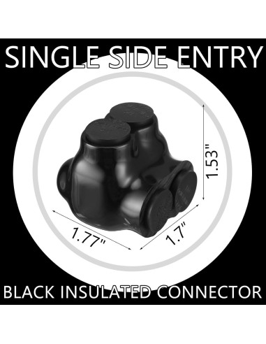5 Conectores de Cable Multi Aislados Saysurey 1-14 AWG