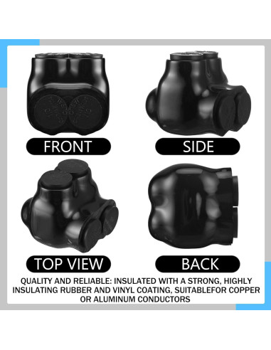 5 Conectores de Cable Multi Aislados Saysurey 1-14 AWG