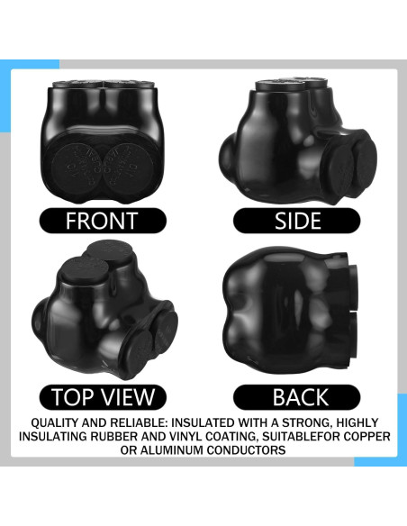 5 Conectores de Cable Multi Aislados Saysurey 1-14 AWG