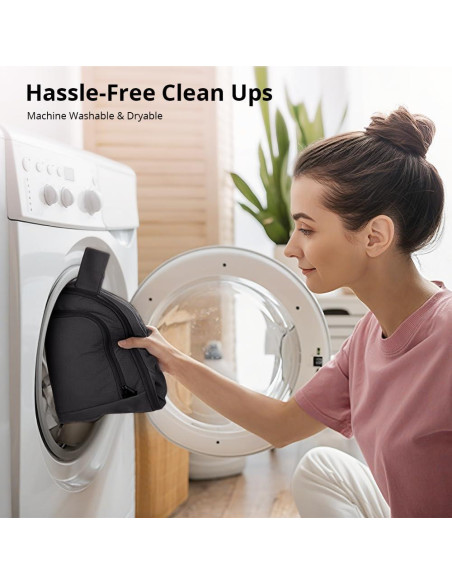 Cubierta de Asiento de Coche para Bebé Bioby Negra Impermeable