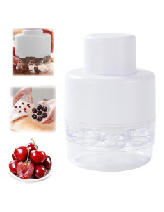 Deshuesadora de Cerezas UnisonPet 7 Huecos Blanca - Multifuncional