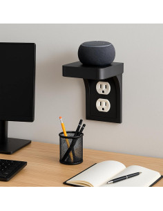 Estante Flotante Refined Nook para Pared - Negro, 2.3 kg 2