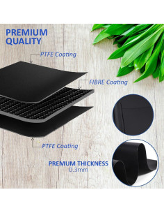 Forros de Horno VLA 2 Piezas Silicona 63.5x43.2cm Antiadherentes 2