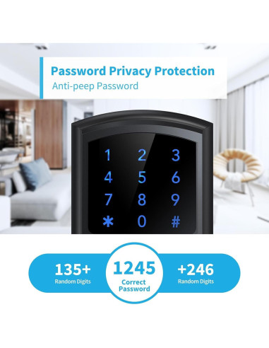 Cerradura Electrónica Sin Llave Signstek ST668 con Teclado Táctil