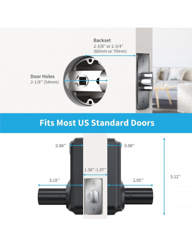 Cerradura Electrónica Sin Llave Signstek ST668 con Teclado Táctil