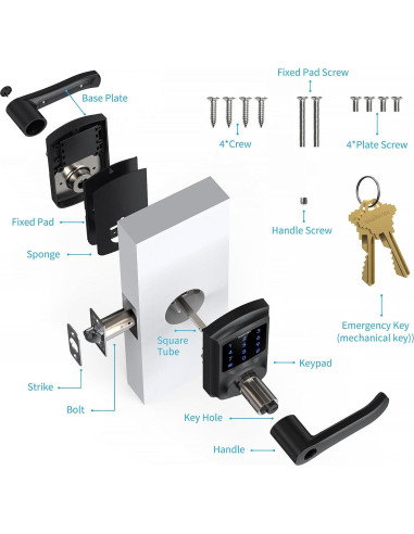 Cerradura Electrónica Sin Llave Signstek ST668 con Teclado Táctil
