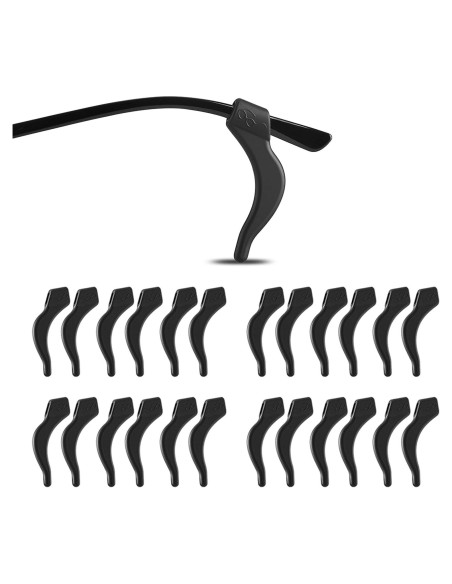 Soporte antideslizante para gafas Omnful - 12 pares negro Soporte antideslizante para gafas Omnful - 12 pares negro