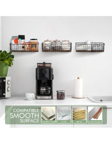 Cestas Colgantes de Pared Extra Grandes C C Fashion 3 Pack