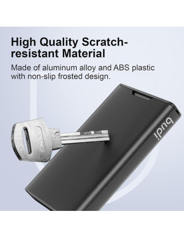 Estuche BUDI para Tarjetas de Memoria Micro SD y SD - 6 Slots