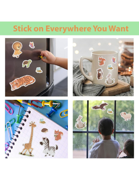 Libro de Pegatinas Reutilizables OIBUTUR para Niños 2-4 Años Libro de Pegatinas Reutilizables OIBUTUR para Niños 2-4 Años