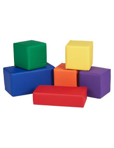 Bloques de Construcción de Espuma SoftScape 6 Piezas Variado