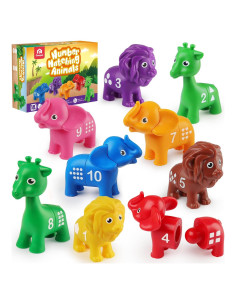 Juego de Emparejamiento de Números Coogam 10 Piezas Educativo