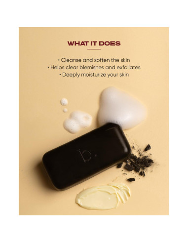 Jabón de Barra Buttah Skin Dorion Renaud 100g - Carbón Activado