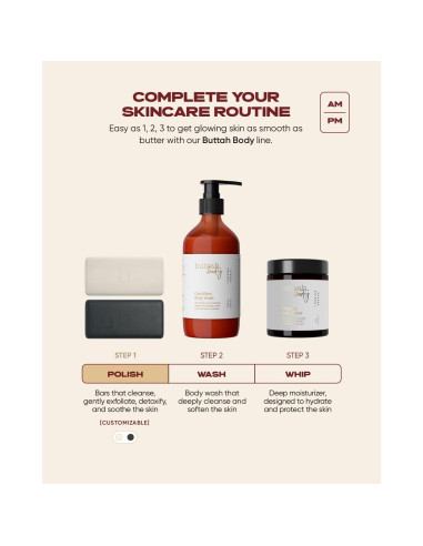 Jabón de Barra Buttah Skin Dorion Renaud 100g - Carbón Activado