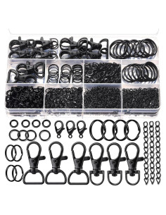 Kit de Fabricación de Llaveros Teenitor 524 Piezas Negro