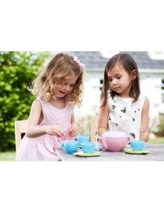 Juego de Té Green Toys Rosa 17 Piezas Sin BPA para Niñas 2