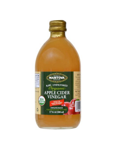 Vinagre de Sidra de Manzana Orgánico Mantova 2x500ml Crudo