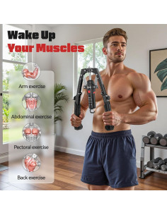 Entrenador de brazos 2-en-1 Flybird JH-FB-BLQ-01 con rueda 2