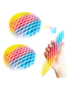 Juguete Antiestrés Gusano 3D Xinlongus 10.16 cm 2 Piezas