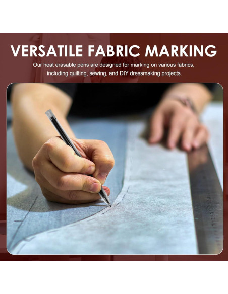 24 Bolígrafos Borrables por Calor YFANITI para Tela