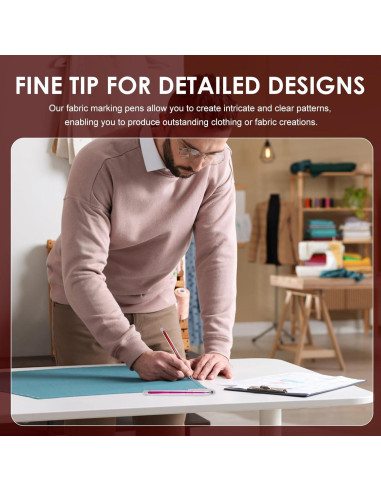 24 Bolígrafos Borrables por Calor YFANITI para Tela