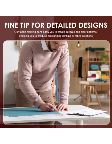 24 Bolígrafos Borrables por Calor YFANITI para Tela