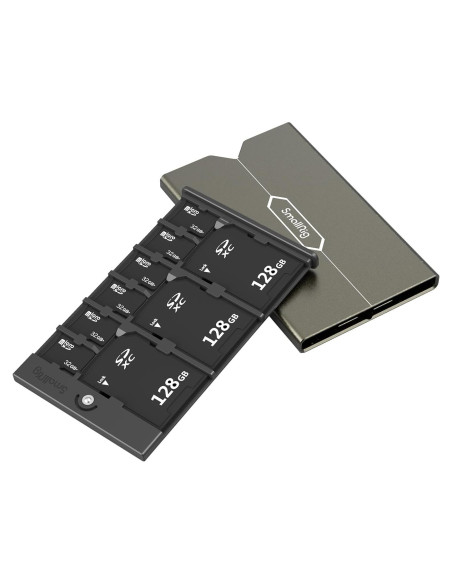 Estuche Antichoque para Tarjetas de Memoria SmallRig 2832B - Gris