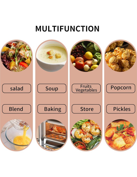 Juego de Cuencos de Mezcla Cerámica Hasense 3 Piezas Azul