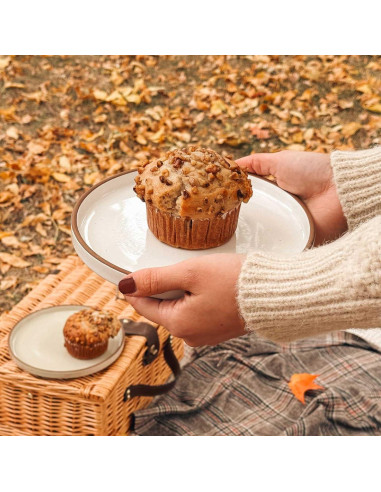 Juego de Platos Planos de Cerámica Mora - 6 Unidades 20.32 cm