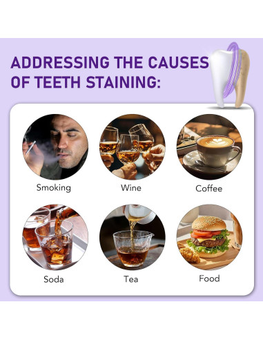 Polvo Blanqueador de Dientes WHLH - Aclarador Suave 29.57g