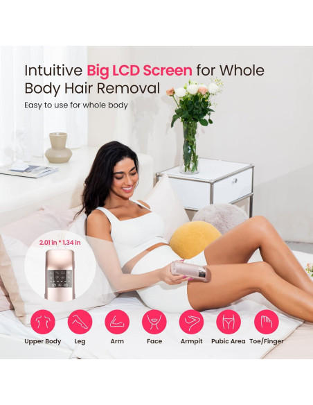 Eliminador de Vello Láser IPL Salloot Trinity iGlow 10, 12 cm