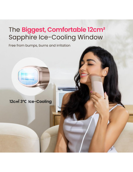 Eliminador de Vello Láser IPL Salloot Trinity iGlow 10, 12 cm