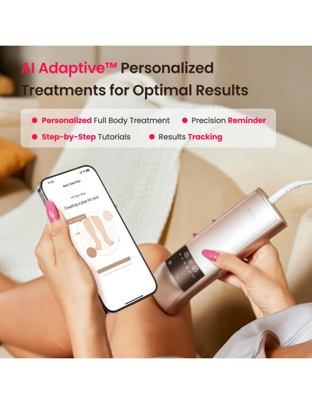 Eliminador de Vello Láser IPL Salloot Trinity iGlow 10, 12 cm