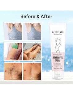 Crema Depilatoria Evervines 121.9g - Uso en Casa y Viaje 2