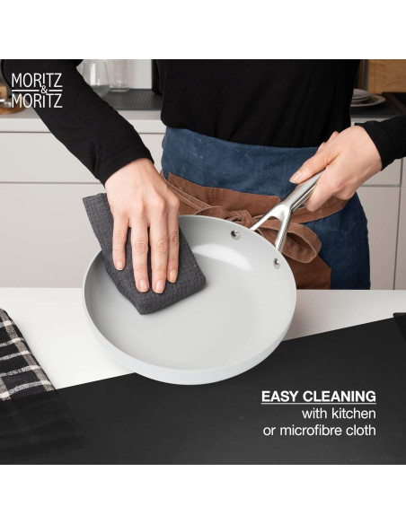 Juego de Ollas y Sartenes Moritz & Moritz 7 Piezas Antiadherente