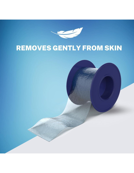 Cinta de Silicona Suave Niveus - Hipoalergénica, 1 Rollo Azul