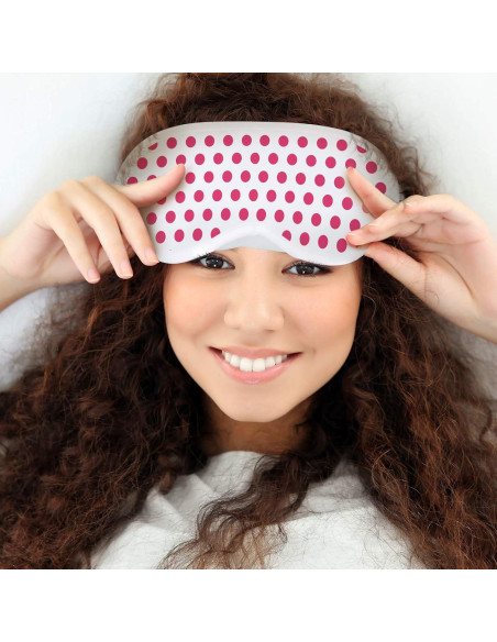 20 Máscaras de Ojos Blancas Syhood + 8 Marcadores Tela DIY