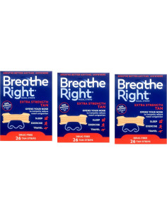 Tiras Nasales Breathe Right Extra para Ronquidos - 78 Unidades 2
