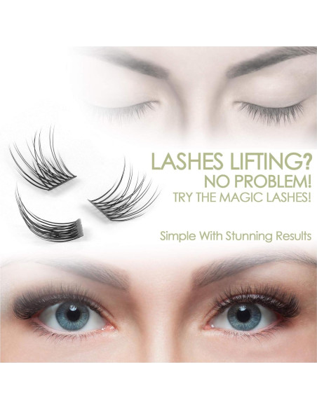 Extensión de Pestañas Naturales KAIFENG 12mm 14mm Kit DIY