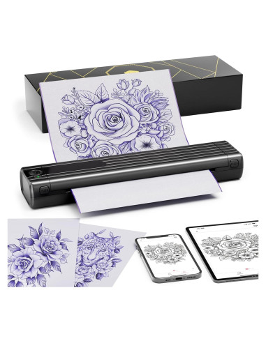 Impresora de Plantillas de Tatuaje COLORWING TP83 Inalámbrica