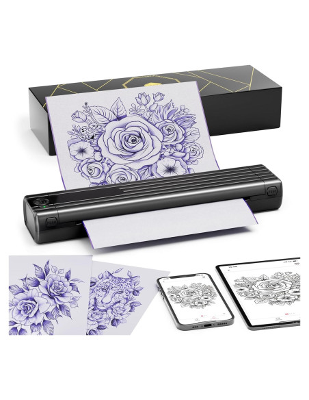 Impresora de Plantillas de Tatuaje COLORWING TP83 Inalámbrica